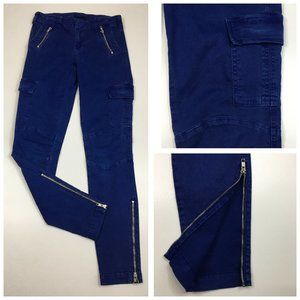 J BRAND Vin Knight Wash MAVERICK Zip Ankle & Pockets Slim Fit Skinny Jeans
